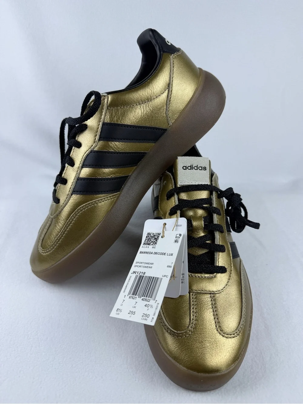 Adidas Barreda Decode Lux - Metallic Gold/Black - Women's Size 8.5